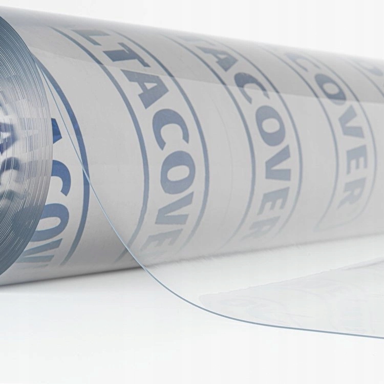 Transparentná PVC fólia 1mm, 122cm, 20m – Vhodná do interiéru aj exteriéru